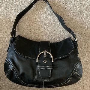 Coach Black Leather Soho Bag